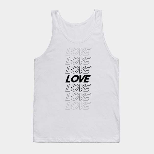 LOVE - LOVE Tank Top by JPS-CREATIONS